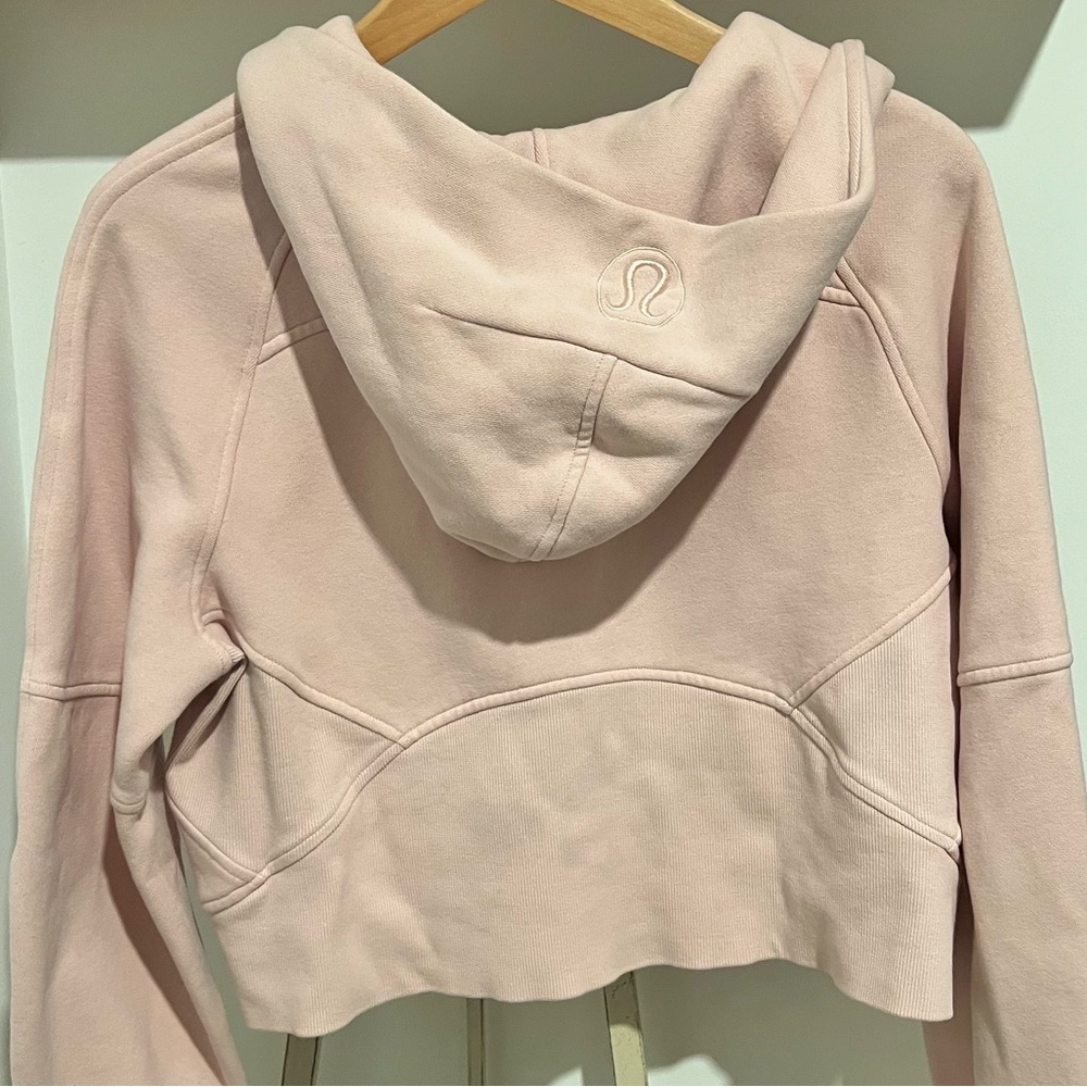 BABY PINK Lululemon Scuba Oversized Half Zip Hoodie - Picture 6 of 8